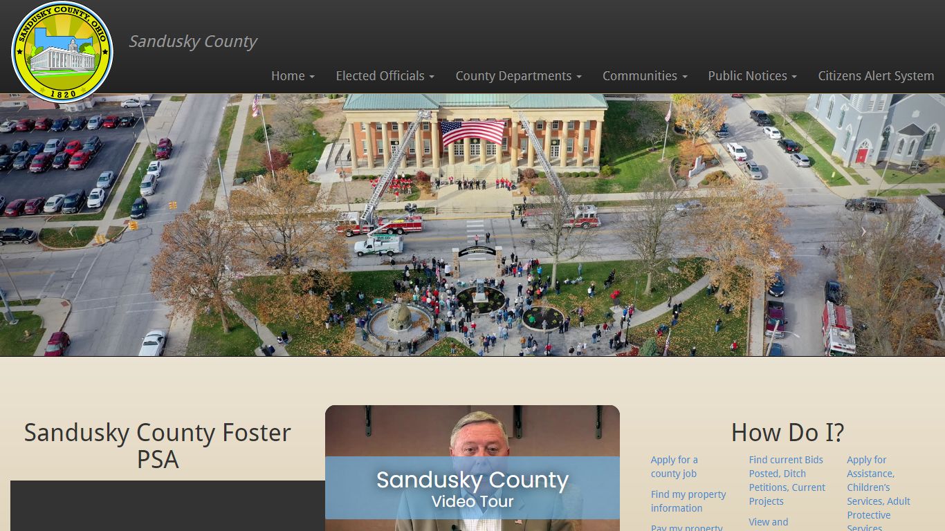 SANDUSKY COUNTY REQUEST FOR PUBLIC RECORD